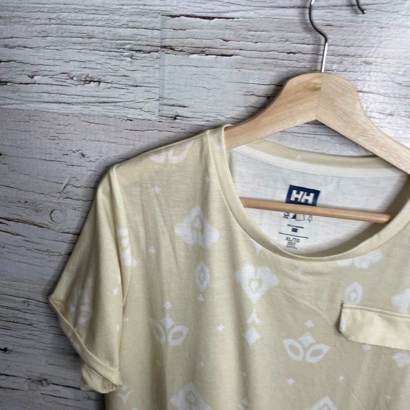 Helly Hansen tee shirt white yellow size xl - Picture 3 of 8